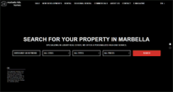 Desktop Screenshot of marbella-hills-homes.com